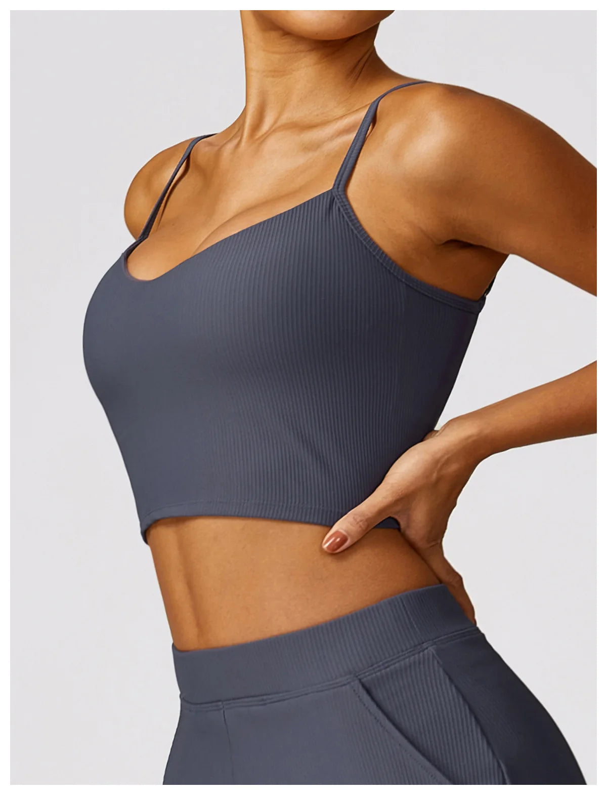 Awakens Atmungsaktiver, stoßfester Push-Up-Sport-BH für Damen