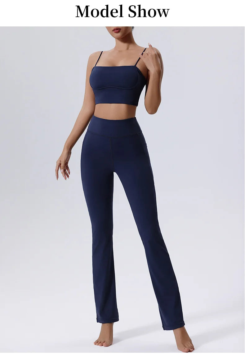 Awakens 2-Piece Women's Sports Set: Push-Up Tracksuit &amp; Leggings