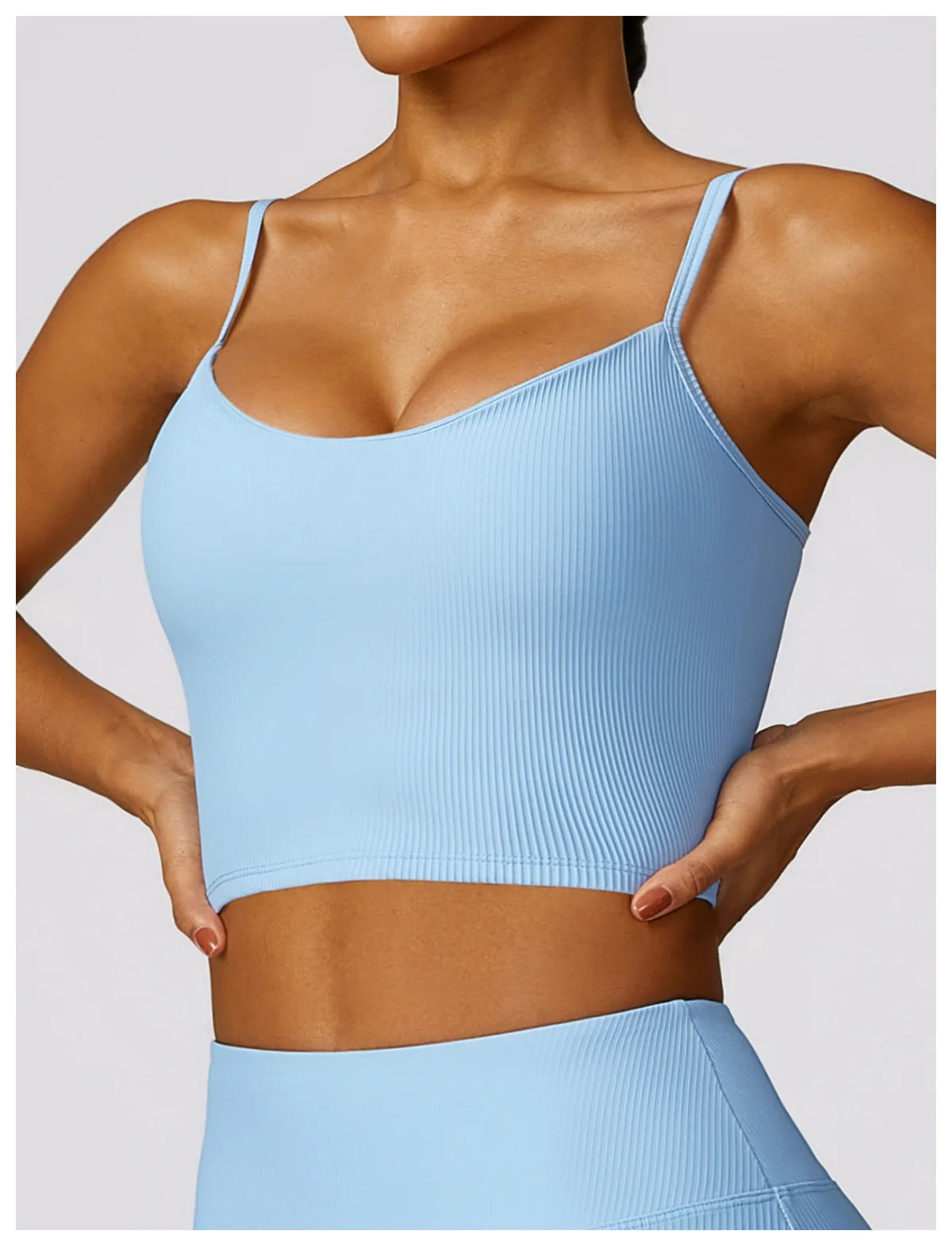 Awakens Atmungsaktiver, stoßfester Push-Up-Sport-BH für Damen