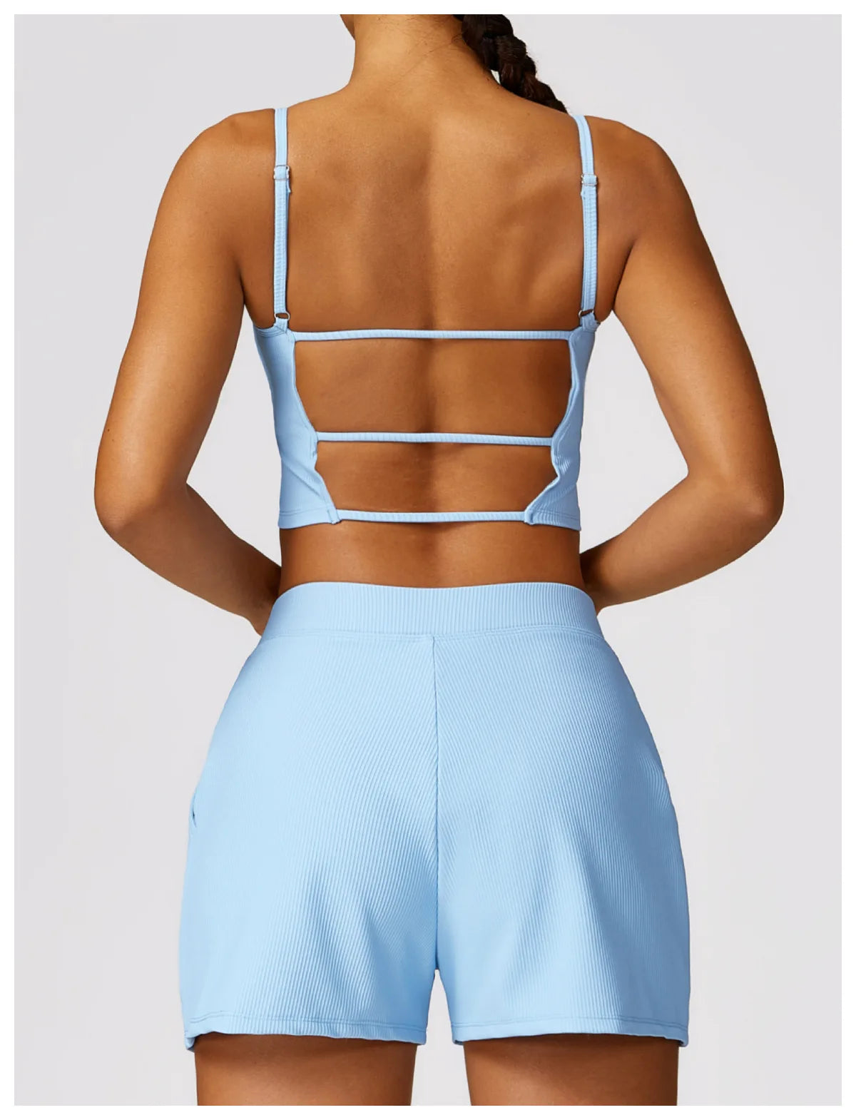 Awakens Atmungsaktiver, stoßfester Push-Up-Sport-BH für Damen