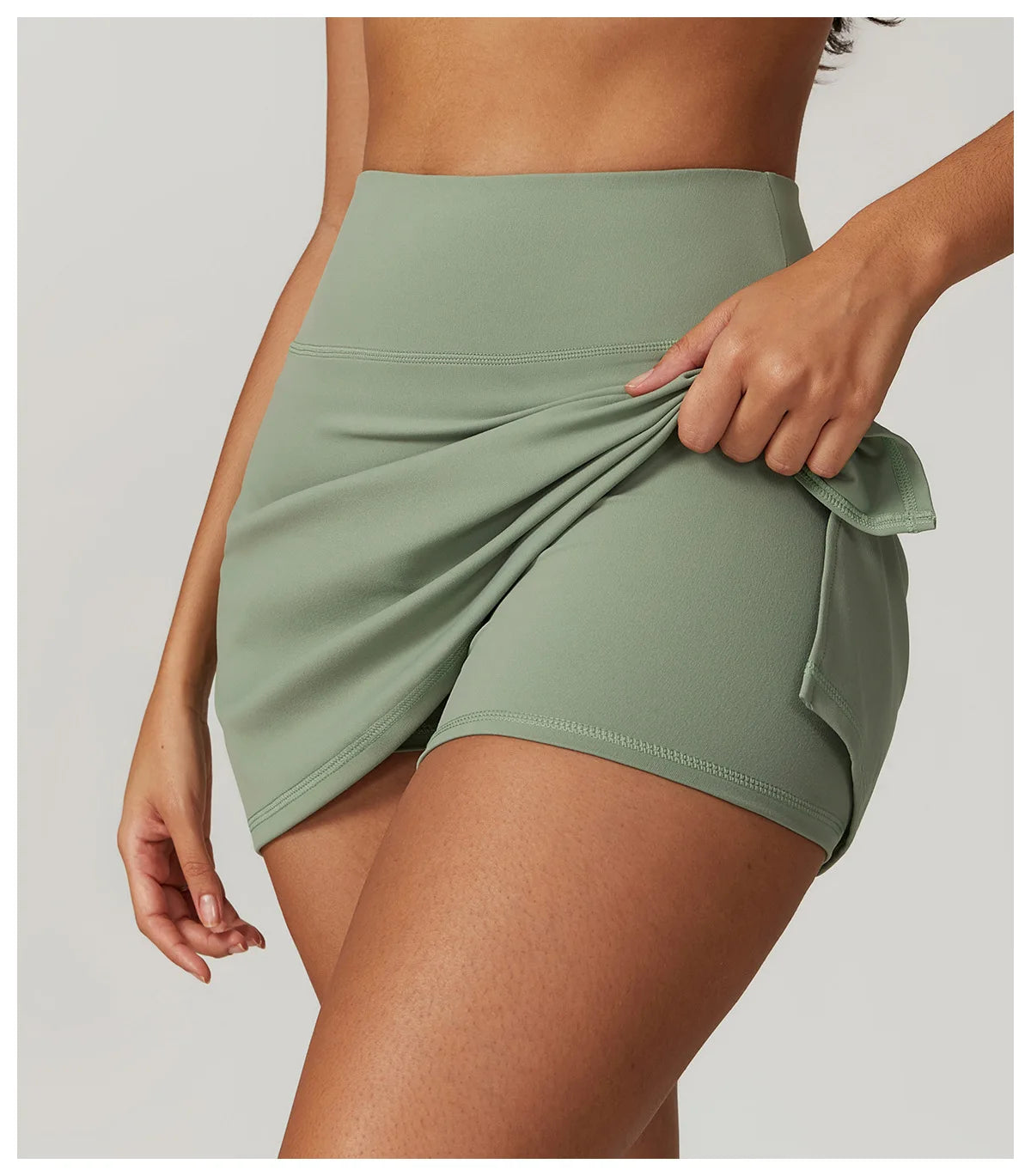 Awakens Sporty Skirt with Built-in Shorts