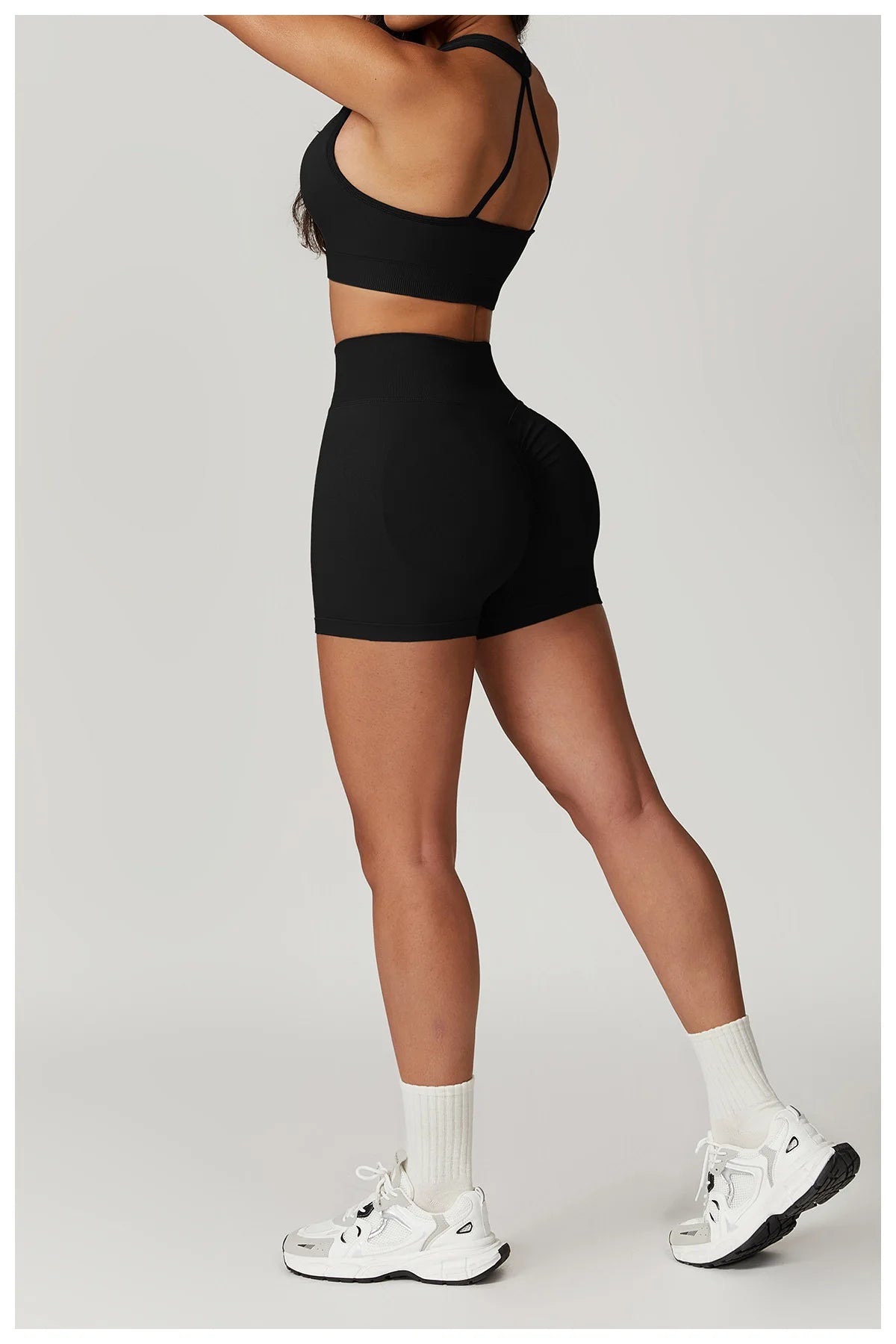 Awakens Fitness Yoga Shorts with High Waist
