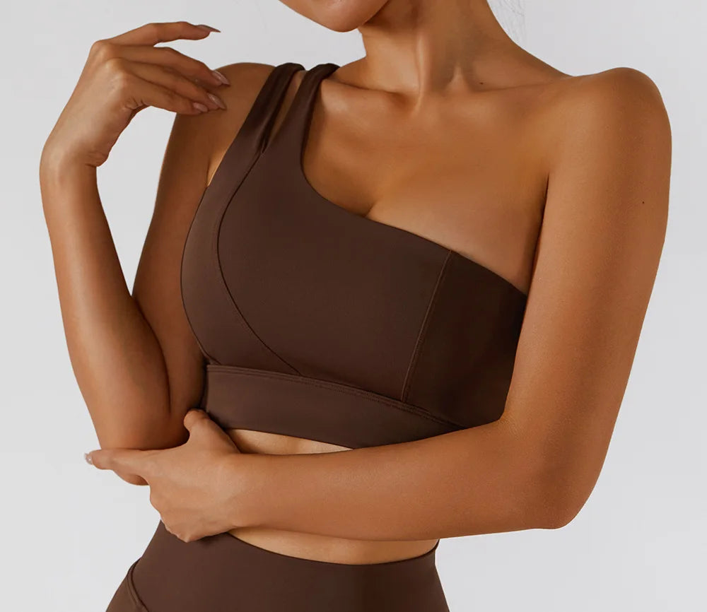 Awakens One-Shoulder Sport-BH voor Dames