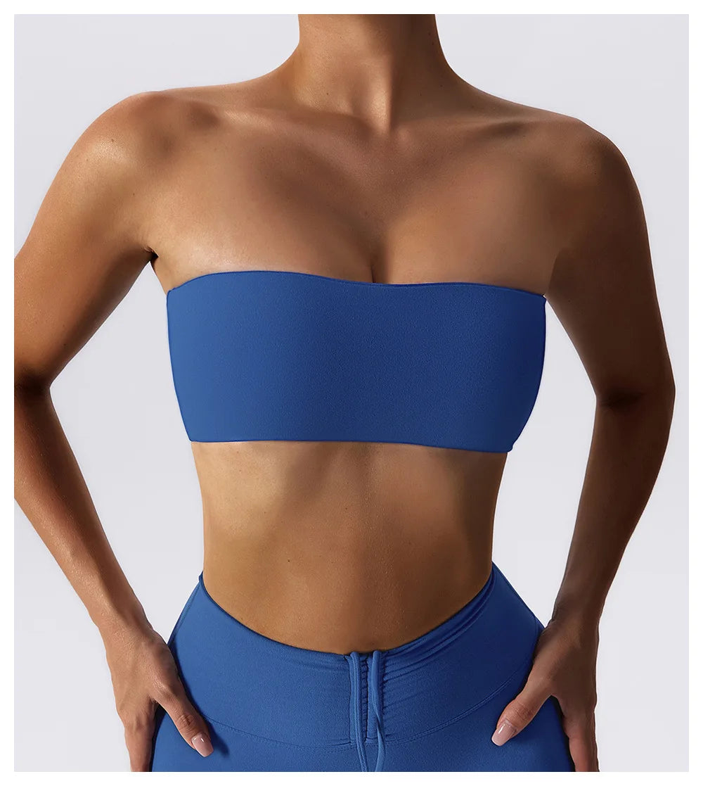 Awakens Breathable Bandeau Fitness Top