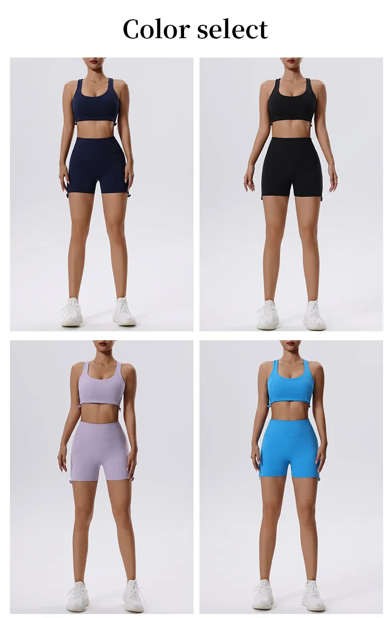 Awakens 2-Piece Sports Set: Sports Bra &amp; Shorts