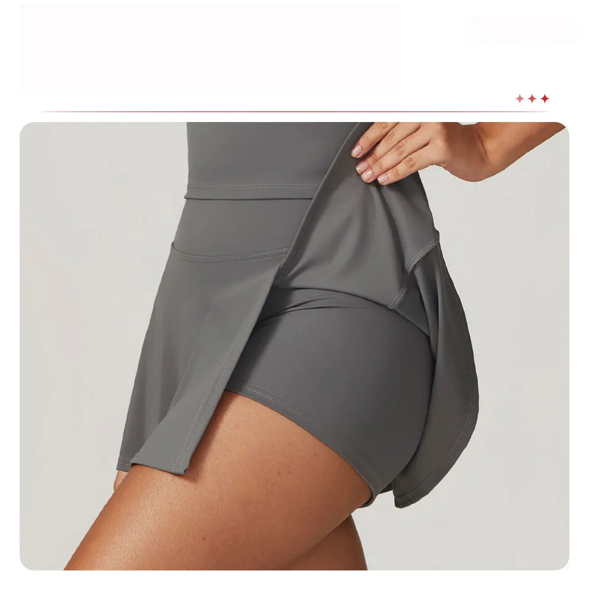 Awakens Fitness Skirt with Side Split