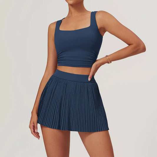 Awakens Two Piece Women's Sports Set skirt