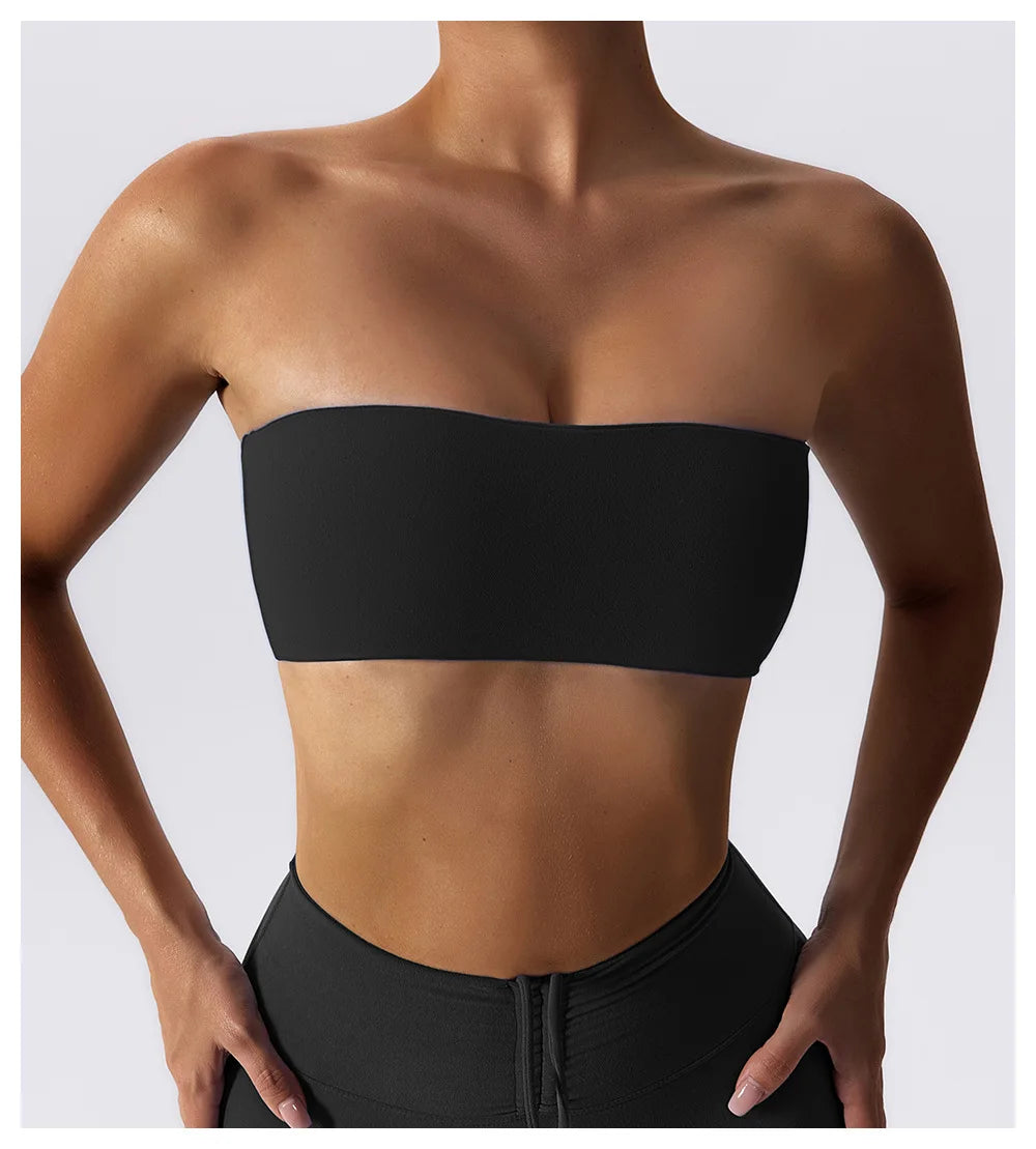 Awakens Breathable Bandeau Fitness Top
