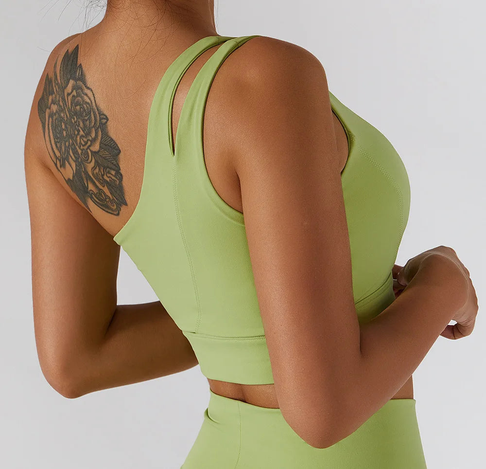 Awakens One-Shoulder Sport-BH voor Dames